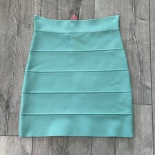BCBG MAXAZRIA Light Aqua Knit Skirt-Waist 25 -Length 17 -Sz Sm. Worn Once.