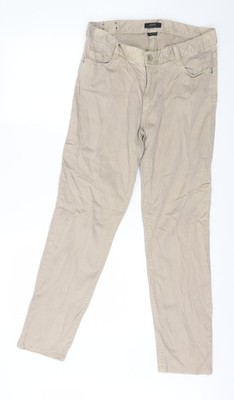 ESPIRIT Damen beige Denim gerade Jeans Größe 10 L29 in