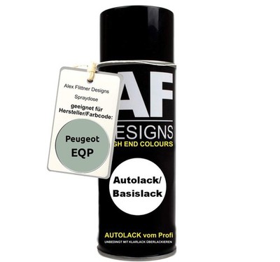 Für Peugeot EQP Vert Metallic Spraydose Basislack Sprühdose 400ml
