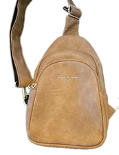 INCAT Adjustable Sling/ Crossbody Purse Gold Accents. Never Used,NEW!