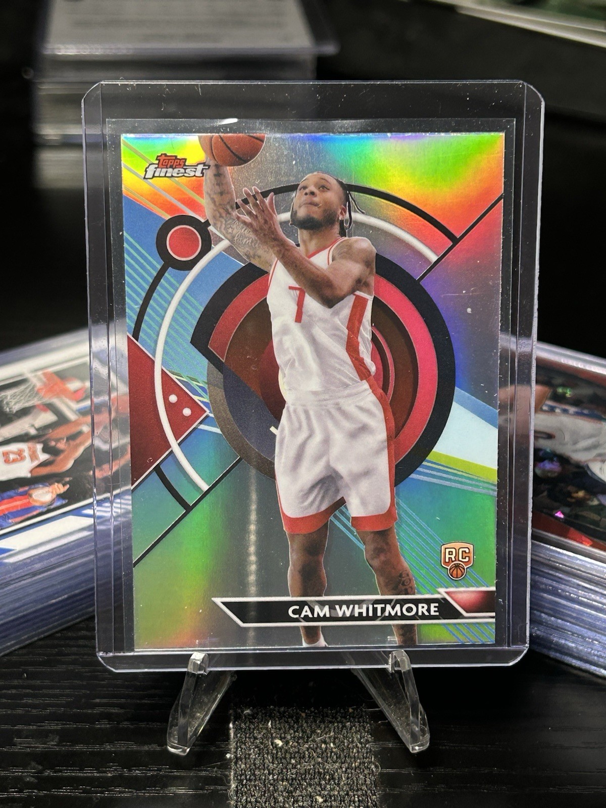 2023-24 Topps Finest 79 RC Cam Whitmore Refractor