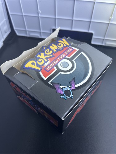 Pokemon Unlimited Team Rocket Set Booster Box - Geöffnet & Leer - WOTC US Englisch b