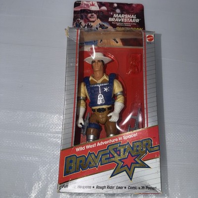 Vintage 1986 Marshal BraveStarr Sealed Mattel Quick-Draw Action