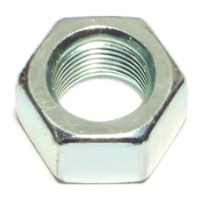 5/8"-18 Plain Steel Fine Thread Left Hand Hex Nuts (3 pcs.)