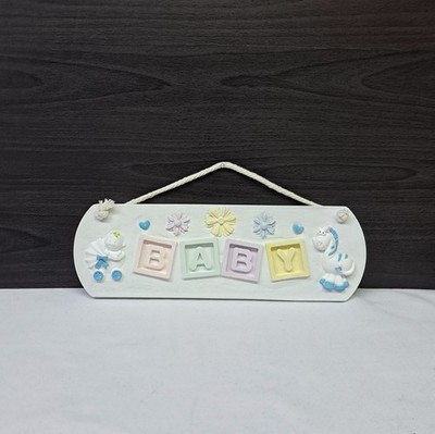 Kinderzimmer Deko süßes Wandschild Babyzimmer Deko Babyparty Geschenk Handarbeit