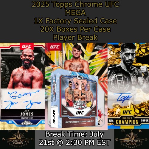 Sharabutdin Magomedov - 2025 Topps Chrome UFC MEGA - 1X Case Player BREAK #4