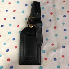 Louis Vuitton Travel luggage name tag with initial K.K