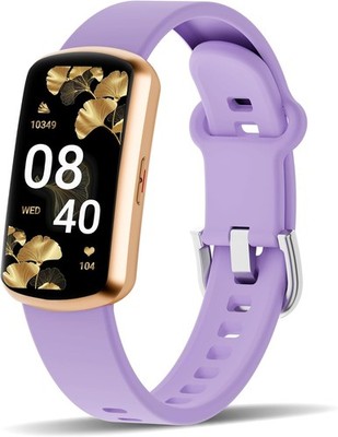 Sunorshop Fitness Tracker Smart Watch, Heart Rate, BP, Blood Oxygen, Purple, New