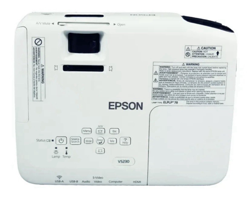 Epson VS230 3LCD Projector 2800 Lumens H552F HD 1080p HDMI | eBay
