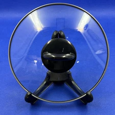 Rival Crock Pot Slow Cooker Round Clear Glass Lid  8 1/4" Inch Black Handle Knob