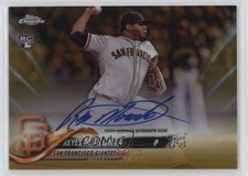 2018 Topps Chrome Rookie Gold Refractor 29/50 Reyes Moronta #RA-RMO Auto 0b0