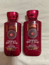 Bath  Body Works 2 Champagne Apple  Honey Body Lotion 8 fl ozs