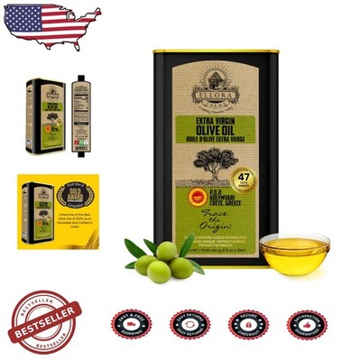 Global Gold Award EVOO:  Cold Pressed Extra Virgin Olive Oil, Fruity, 1L