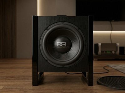 REL Acoustics T3 Powered Subwoofer Black w/ Speakon & Spikes
