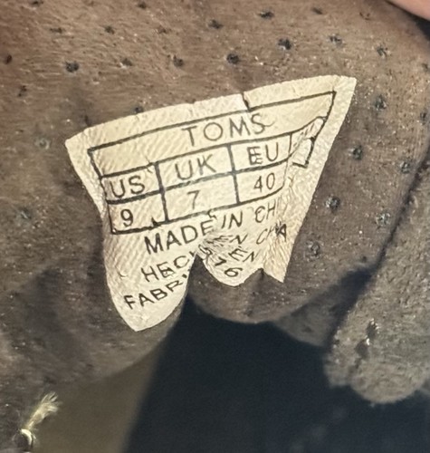 Tom’s Wedge Size 9 Lace Up Boots Rise Suede Soft Comfortable US Ankle Brown - Picture 6 of 6