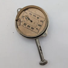 New Haven 8-Day Panel/Dash Clock w/ Extended Stem – USA – Parts/Repair