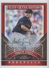 2015 Panini Elite Extra Edition Prospects Green Ink 10/10 Andrew Suarez Auto 0b0