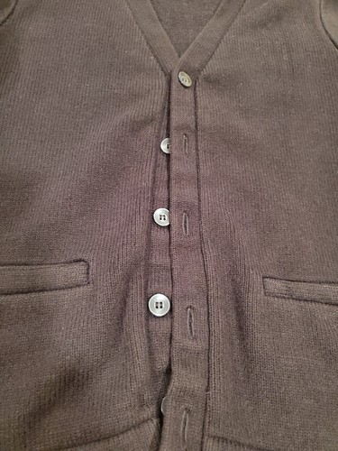 Dennis Boys Navy Blue Cardigan Button Front Size Medium 10-12 - Picture 2 of 6