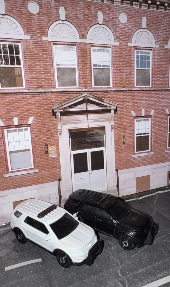 Lote de 2 Matchbox Custom Sin Marcar Ford Interceptor SUV 1 Negro y 1 Blanco Diecast Foto 4 de 4