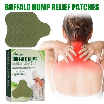 Buffalo Hump Patch for Neck & Shoulder, Herbal Posture Corrector Pain Relief