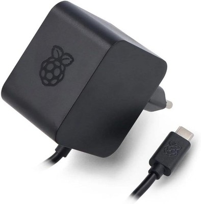 offizieller Raspberry Pi 5 USB-C Netzteil 27W, USB-C Power Supply, schwarz