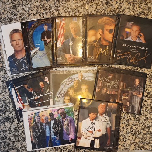 Stargate SG-1 TV Series 14 Autographed Photographs Most with COA *PLUS EXTRAS*