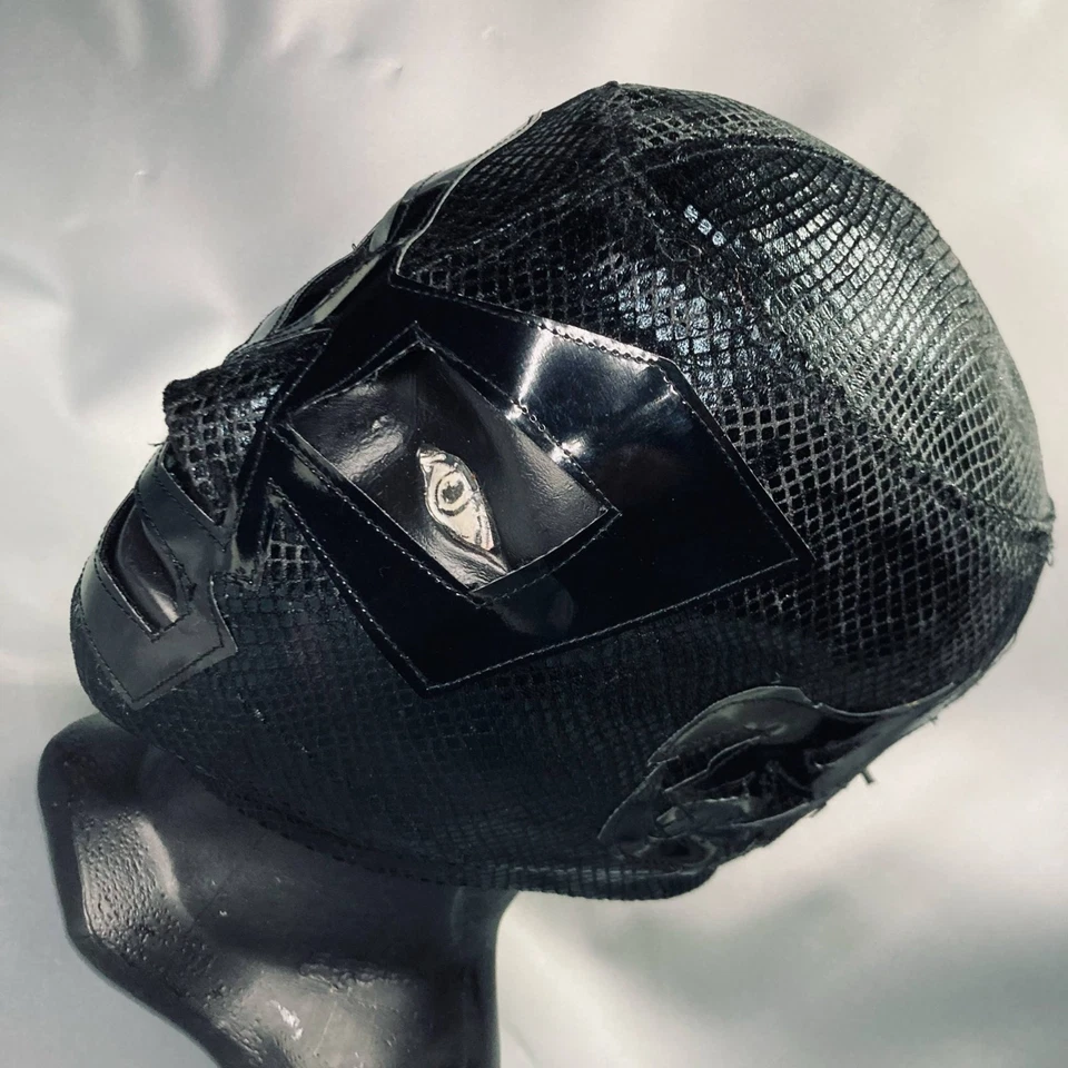 Máscara Lucha Libre Lucha Libre de Lucha Libre de Grado Semi Profesional Dr Wagner Luchador Negro Foto 3 de 4