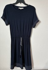 Loft Women’s Navy Blue Dress Size Medium 