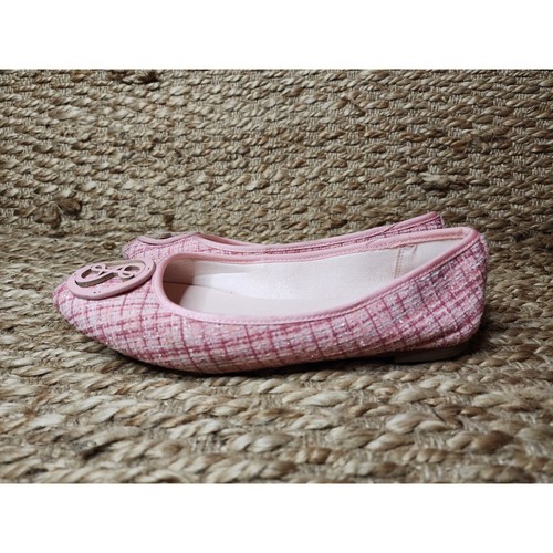 Sam and Libby Coy Pink Metallic Slip-On Shoes Flats Women's Size 9 Spring Summer - Picture 5 of 11