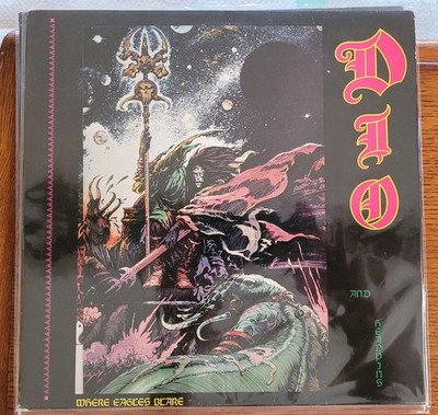 Dio - Where Eagles Blare 1984 Live 2LP Import VG+/VG+ CLEAN VINTAGE RARE HTF