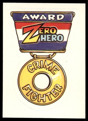 #ad #ad Award Grime Fighter 1983 Super Zero Heroes Donruss Card #15 NM $1.98