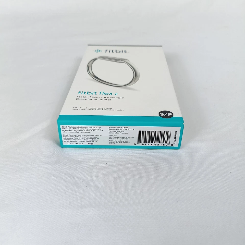 Brazalete Brazalete Original Fitbit Flex 2 Acero Inoxidable Metal Banda PEQUEÑO Pequeño Foto 4 de 4