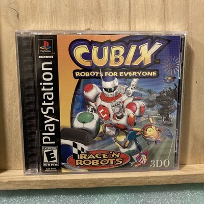 2001 Cubix Robots for Everyone PS1 Video Game Sony Playstation 1  ** COMPLETE*