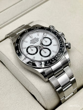 NEW 2026 Rolex Cosmograph Daytona 40mm 126500LN Stainless Steel White Panda Dial 6