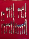 International Silver Wild Rose 21 pieces sterling silver flatware