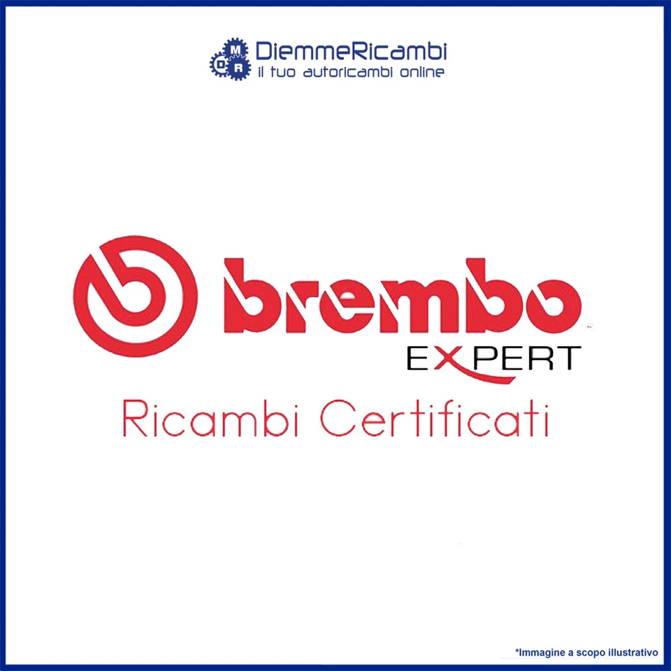 KIT DISCHI + PASTIGLIE BREMBO POSTERIORI PER AUDI A1 SPORTBACK 230MM 11-> - Imagen 2 de 4