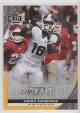 2016 Leaf Draft Gold Aaron Burbridge #02 fm0