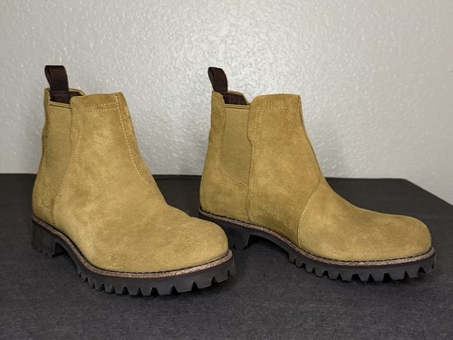 Chaco Fields Chelsea Waterproof Suede Boots Women’s 8 Mustard JCH109222