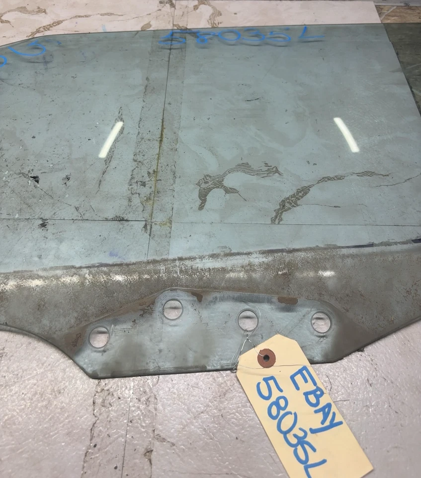 Conjunto de ventana de vidrio puerta delantera izquierda lado conductor STARION 84-89 CONQUEST 1983-89 Foto 4 de 4