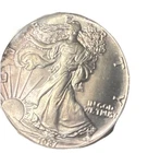 Liberty Walking Half Dollar Silver Coin 1987 Commemorative Style Uncertified