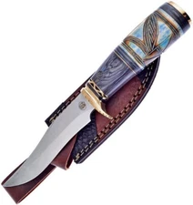 Frost Cutlery Night Walker Stainless Blade Pakkawood Handle FixedKnife CW-697BLB