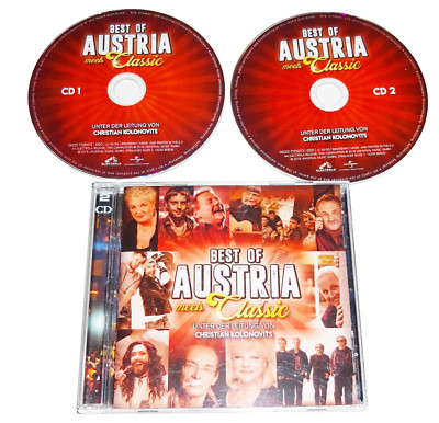 BEST OF AUSTRIA MEETS CLASSIC 2 CD FALCO WOLFGANG AMBROS WANDA OPUS M. MENDT +++