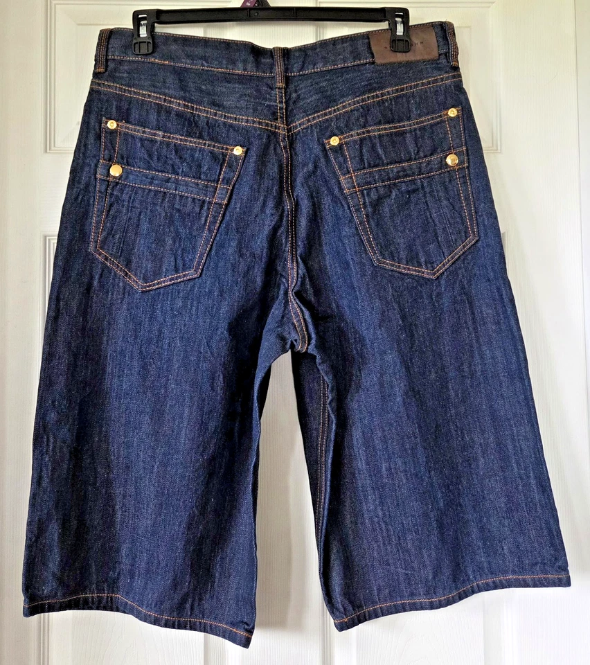 Vintage Y2K SEAN JOHN Baggy Jeans Shorts Hip Hop Skater Grunge Men's Size 36 - Image 4 of 4