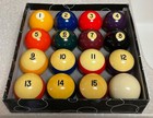 CLEANED & POLISHED ARAMITH “CROWN STANDARD” SERIES POOL BALLS (COME IN BOX) (5) — photo 2