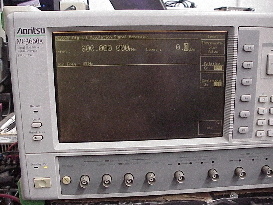 Generador de señal de modulación digital Anritsu MG3660A 300 kHz-2,75 GHz OPCIÓN 02 Foto 3 de 4