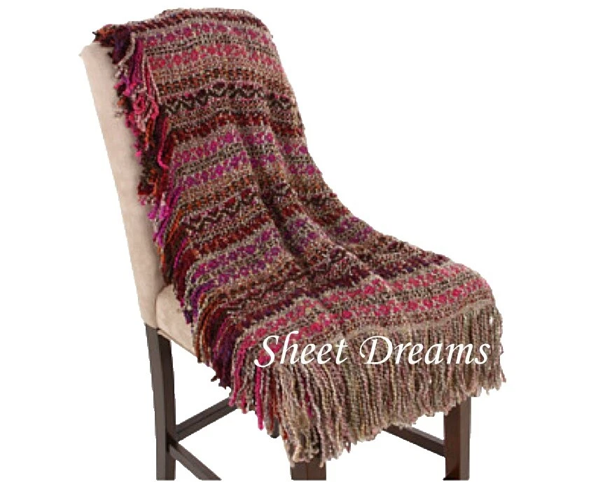 Plaid Multicolor Afghans & Throw Blankets
