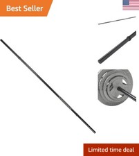 Heavy-Duty 5-Foot, 6-Foot, 7-Foot Weightlifting Barbell - 300-Pound Capacity