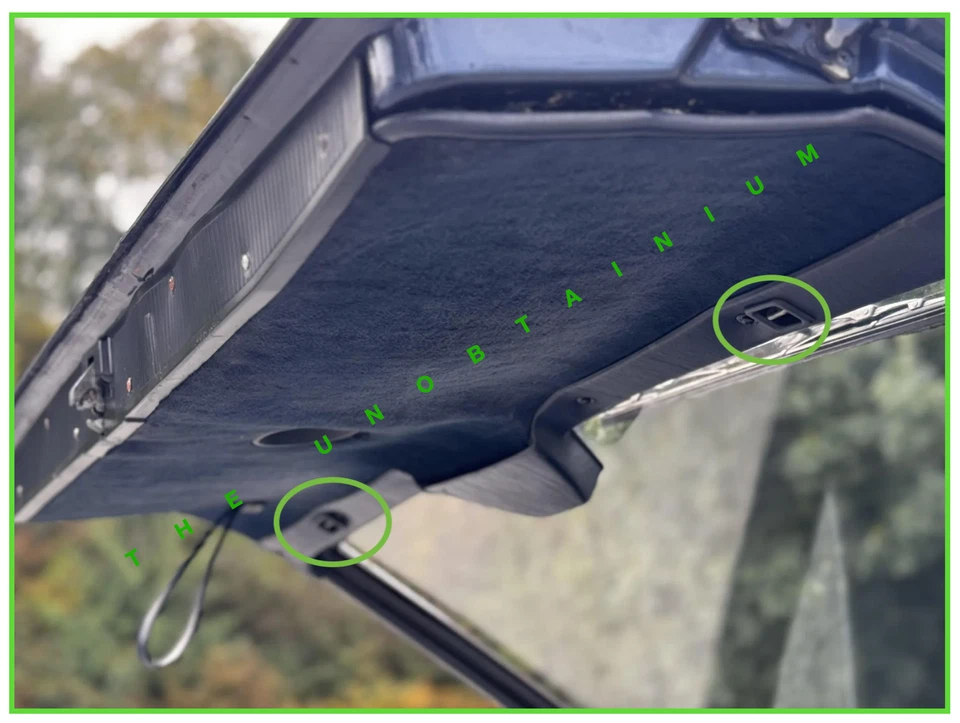 FITS/FOR MERCEDES BENZ W123 300TD 75/86 CARGO HANGAR BEZEL SET - Image 4 of 4