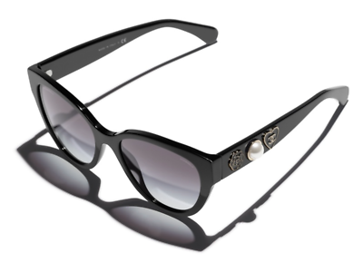 すっシー 　　CHANNEL S Chanel 5477-A C622/S6 Women's Black / Grey Gradient Sunglasses 56