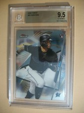 ISAN DIAZ 2020 Topps Finest #35 BGS GEM MINT 9.5 Marlins RC